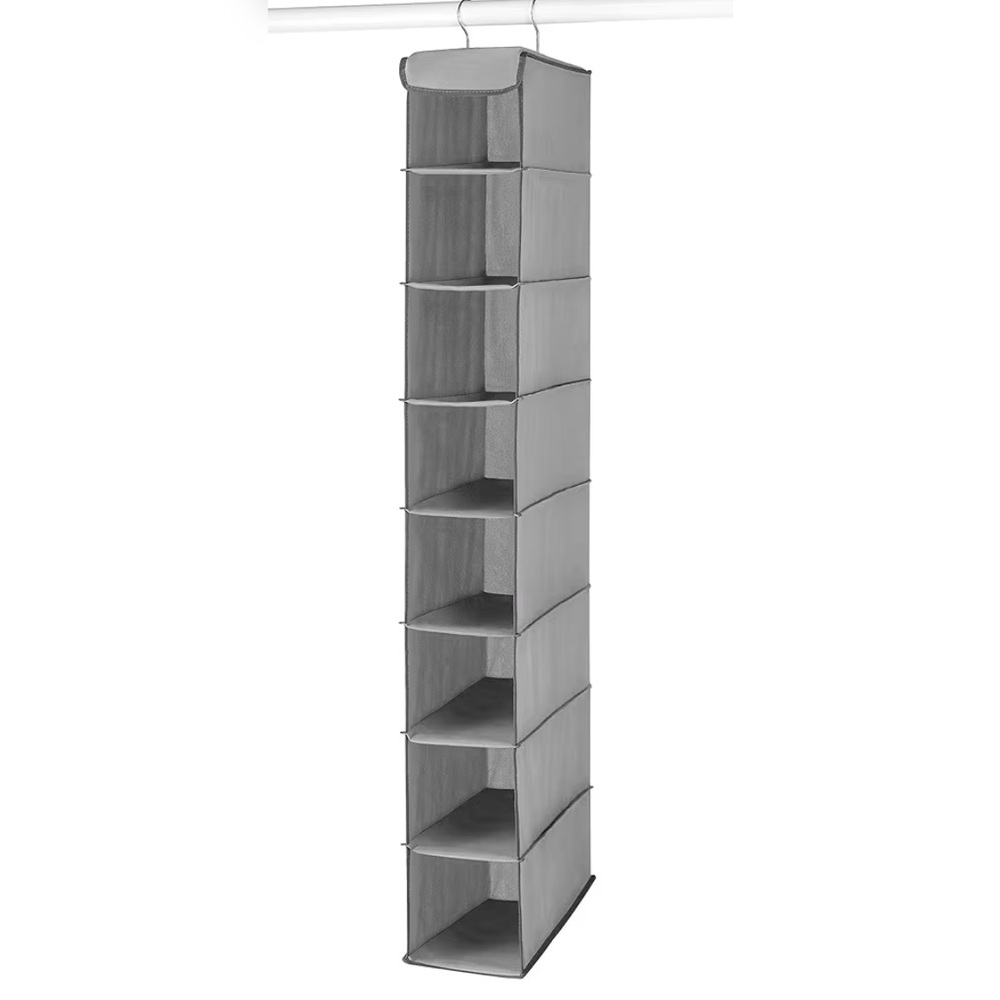 GREY HANGING SHOE SHELF
